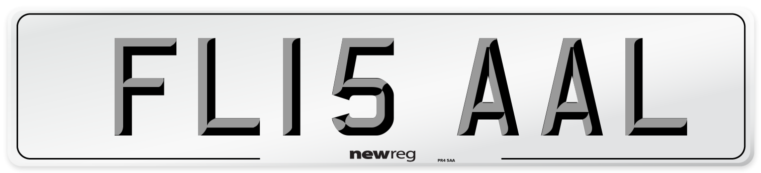 FL15 AAL Number Plate from New Reg